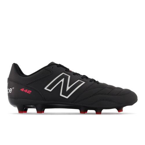 New Balance Herren 442 V2 TEAM FG in Black/White, Leather, Größe 46.5 on Productcaster.