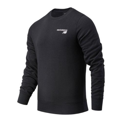 New Balance Homme NB Classic Core Fleece Crew en Noir, Cotton, Taille XS on Productcaster.