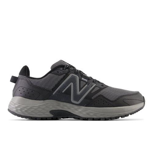 New Balance Men's 410v8 in Black/Grey Synthetic, size 9 on Productcaster.