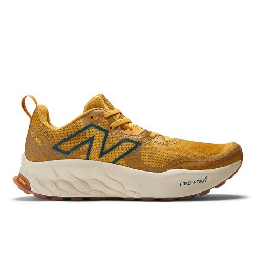 New Balance Hombre Fresh Foam X Hierro v8 en Amarillo/Naranja/Verde, Synthetic, Talla 43 on Productcaster.