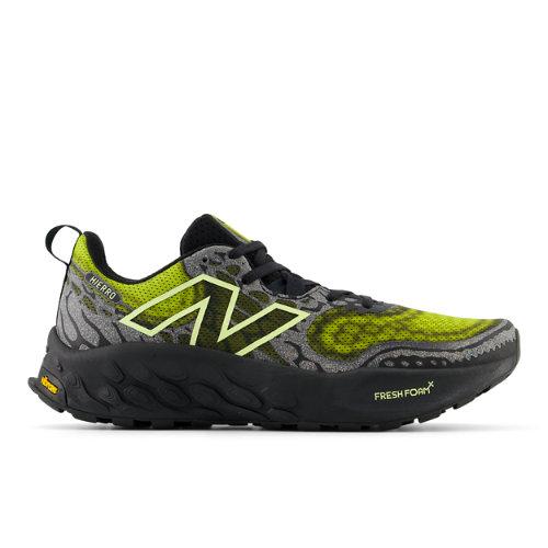 New Balance Herren Fresh Foam X Hierro v8 in Black/Green/Yellow, Synthetic, Größe 42 on Productcaster.