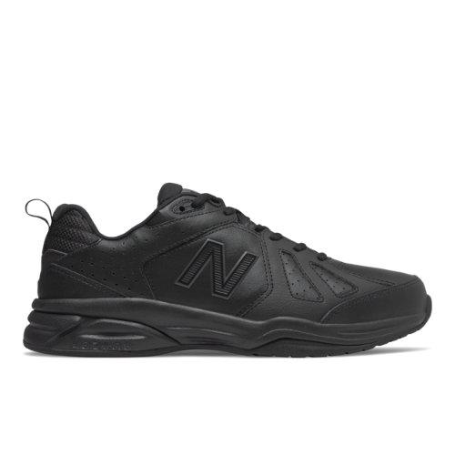 New Balance Homme 624v5 en Black, Leather, Taille 40.5 on Productcaster.