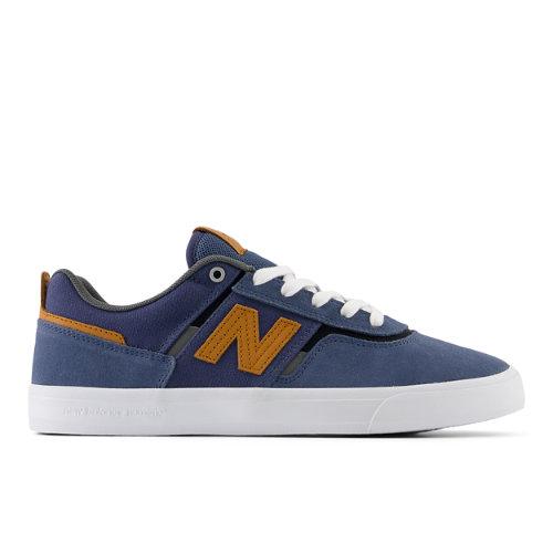 New Balance Men's NB Numeric Jamie Foy 306 in Blue/Brown Suede/Mesh, size 8 on Productcaster.