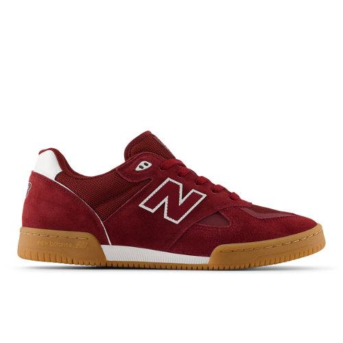 New Balance Men's NB Numeric Tom Knox 600 in Red/White Suede/Mesh, size 8.5 on Productcaster.