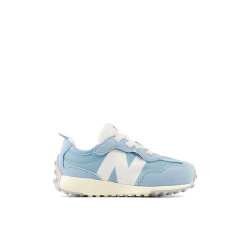 New Balance Niños 327 NEW-B HOOK & LOOP en Azul/Blanca, Synthetic, Talla 27.5 on Productcaster.