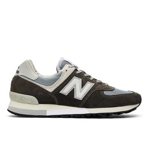 New Balance Unisex MADE in UK 576 35th Anniversary i Grey Suede/Mesh, Størrelse 40.5 on Productcaster.