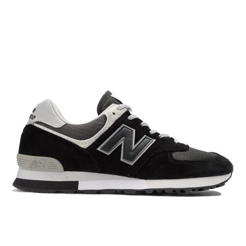 New Balance Unisex MADE in UK 576 i Black/Grey Suede/Mesh, Storlek 41.5 on Productcaster.