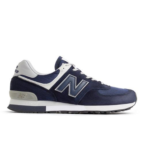 New Balance Unisex MADE in UK 576 in Azul/Bleu/Gris/Gris/Blanca/blanc, Suede/Mesh, Talla 37.5 on Productcaster.