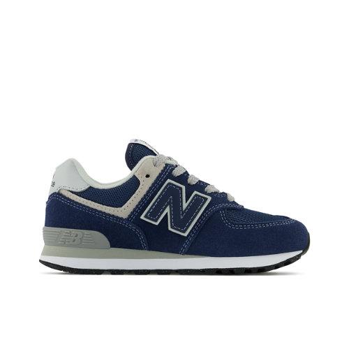 New Balance Bambino 574 Core in Blu/Bianca, Leather, Taglia 28.5 on Productcaster.