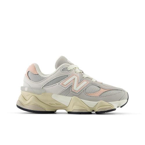 New Balance Kinder 9060 in Grau/Rosa, Synthetic, Größe 32 on Productcaster.