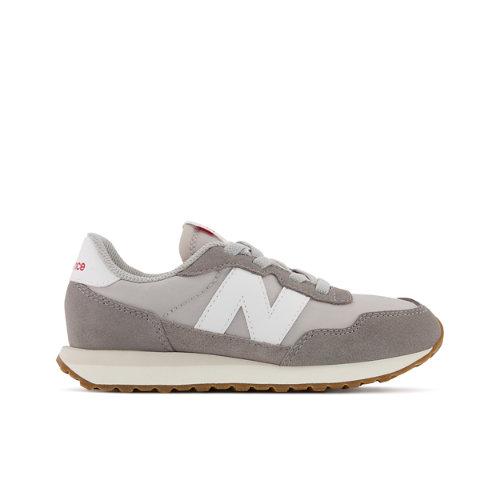 New Balance Enfant 237 Bungee en Gris/Beige, Synthetic, Taille 33 on Productcaster.