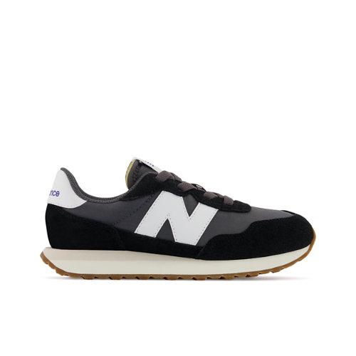 New Balance Enfant 237 Bungee en Noir/Beige, Synthetic, Taille 28 on Productcaster.