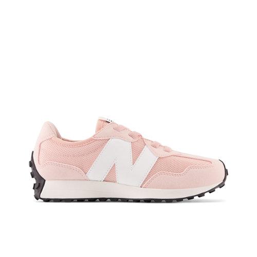 New Balance Kids' 327 Bungee Lace Synthetic, size 28 on Productcaster.