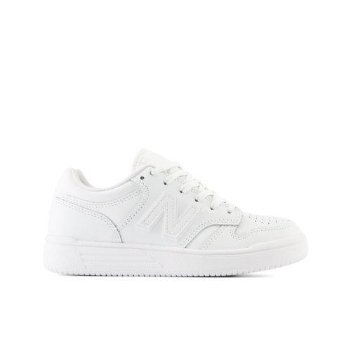 New Balance Enfant 480 en White, Synthetic, Taille 30 on Productcaster.