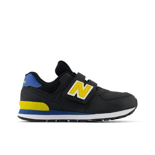 New Balance Kids' 574 HOOK & LOOP Synthetic, size 28 on Productcaster.