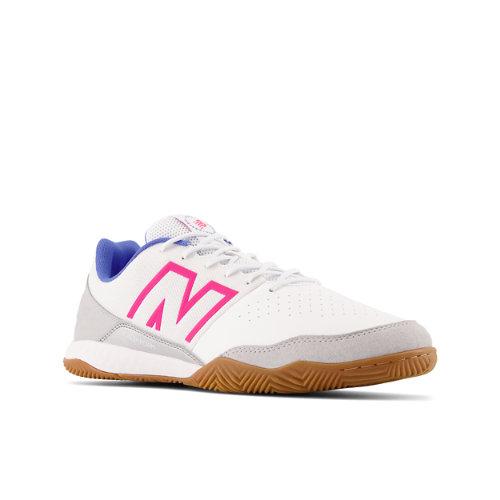 New Balance Unisex Fresh Foam Audazo v6 Command IN in White/Blue/Pink Synthetic, size 9.5 on Productcaster.