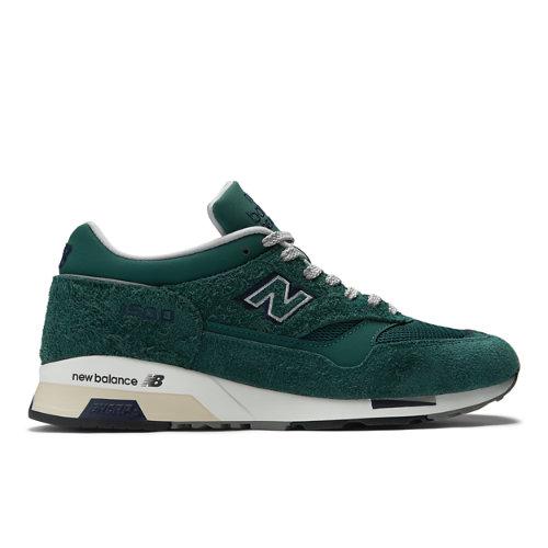 New Balance Unisex Made in UK 1500 i Green/Blue/Grey/Yellow Suede/Mesh, Storlek 40.5 on Productcaster.