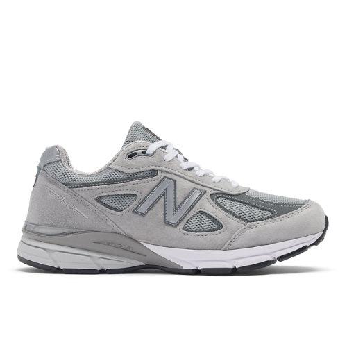 New Balance Unisex Made in USA 990v4 Core Grey Leather, size 47.5 on Productcaster.