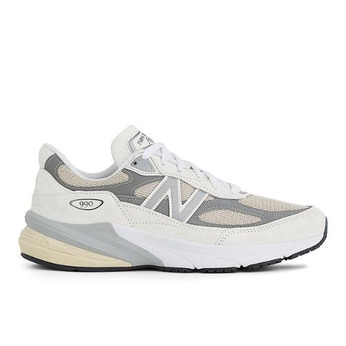 New Balance Unisex Made in USA 990v6 in Grey Suede/Mesh, size 5 on Productcaster.