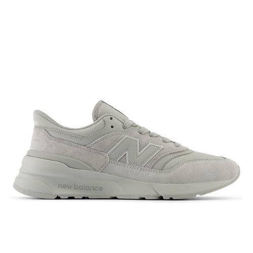 New Balance Unisexe 997R Sneakers en Gris, Suede/Mesh, Taille 44.5 Large on Productcaster.