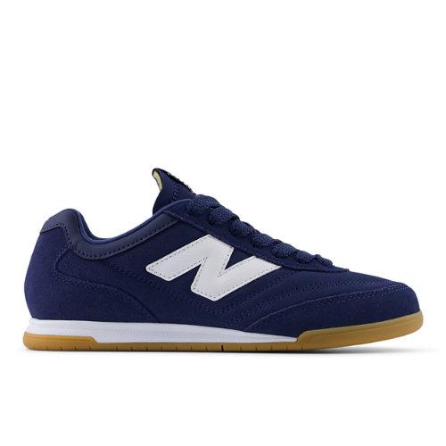 New Balance Unisex RC42 Sneakers in Blue/Black, Suede/Mesh, Größe 47.5 on Productcaster.