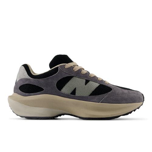 New Balance Unisexe WRPD RUNNER en Gris/Noir, Suede/Mesh, Taille 37.5 Large on Productcaster.