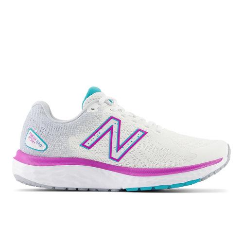 New Balance Mulheres Fresh Foam 680v7 in Cinza, Textile, Tamanho 37 on Productcaster.