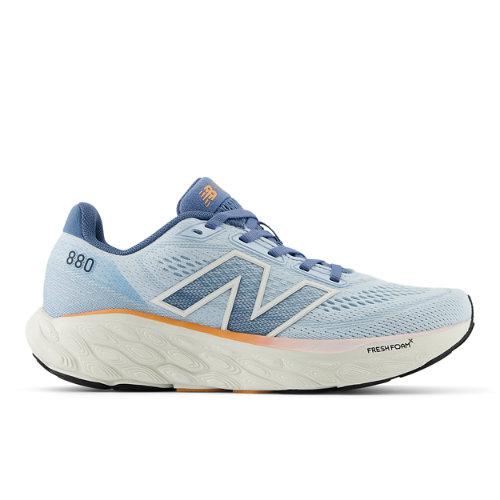 New Balance Women's Fresh Foam X 880v14 in Blue/White Synthetic, size 6 on Productcaster.