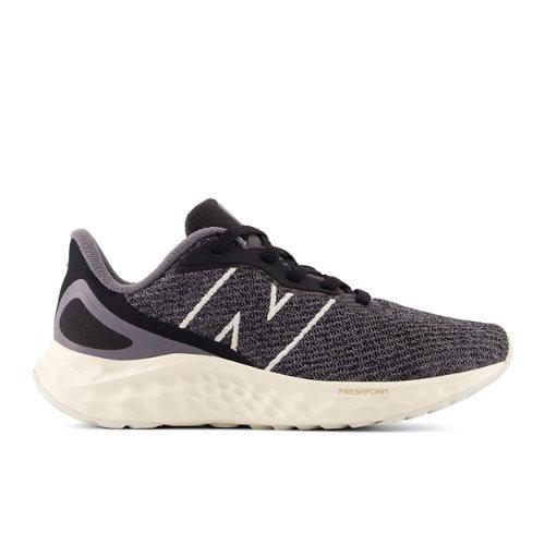 New Balance Femme Fresh Foam Arishi v4 en Noir/Gris/Beige, Synthetic, Taille 41.5 on Productcaster.