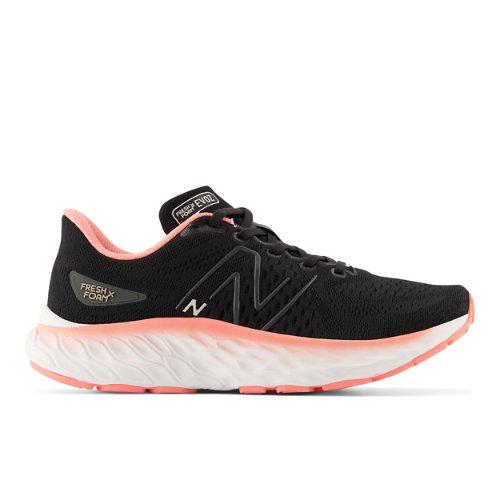 New Balance Damen Fresh Foam X EVOZ v3 in Schwarz/Grau/Rosa, Textile, Größe 38 on Productcaster.