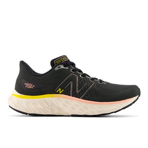 New Balance Femme Fresh Foam X EVOZ v3 en Noir/Rose/Orange, Textile, Taille 40.5 on Productcaster.