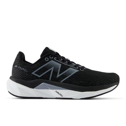 New Balance Mujer FuelCell Propel v5 en Negro/Gris/Blanca, Synthetic, Talla 36.5 - Zapatillas de Running on Productcaster.