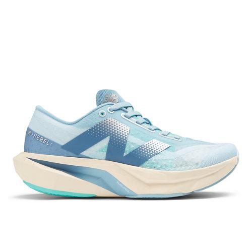 New Balance Mujer FuelCell Rebel v4 en Azul/Gris, Synthetic, Talla 36.5 on Productcaster.