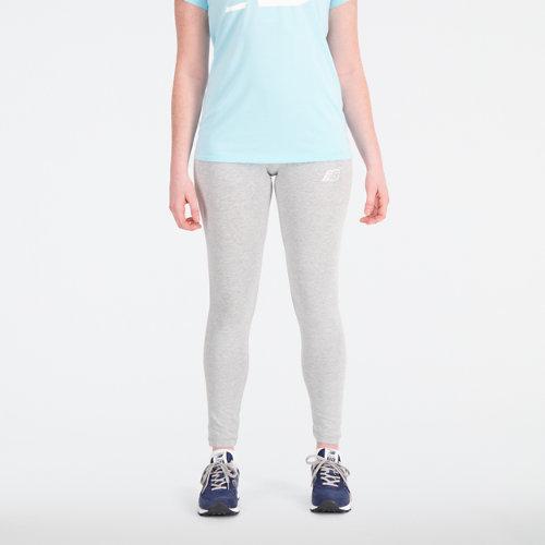 New Balance Women's Sport Cotton Spandex Tight en Gris, Poly Knit, Talla XS on Productcaster.