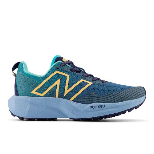 New Balance Mujer FuelCell Venym en Azul/Verde/Naranja, Synthetic, Talla 37 on Productcaster.