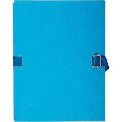 Exacompta Expanding Folders 223220E A4 Light Blue Cardboard 24 x 32 cm Pack of 10 on Productcaster.