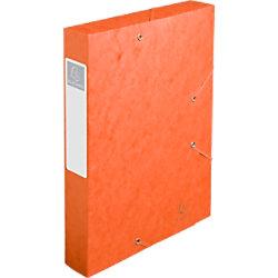 Exacompta Filing Box 16015H A4 Orange 600gsm Pressboard 25 x 33 cm Pack of 10 on Productcaster.