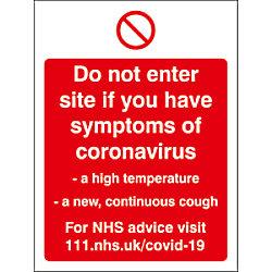 Seco Health & Safety Poster Do not enter site Semi-Rigid Plastic Red, White 15 x 20 cm on Productcaster.