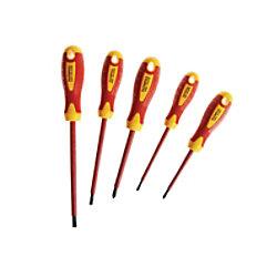 Pack of 5 Faithfull VDE Soft Grip Screwdriver Set SL/PH on Productcaster.