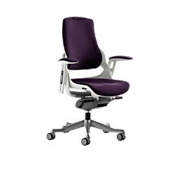 Dynamic Synchro Tilt Executive Chair Height Adjustable Arms Zure Tansy purple Seat With Headrest High Back on Productcaster.