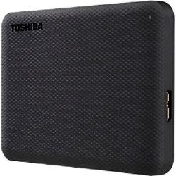 Toshiba 2 TB External HDD Canvio Advance USB-A 3.2 Black on Productcaster.