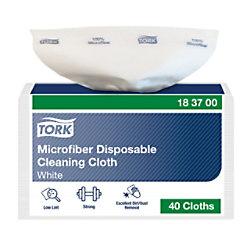 Tork Cleaning Cloth White Pack of 40 on Productcaster.