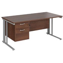 Dams International Desk MCM16P2SW 1,600 x 800 x 725 mm on Productcaster.