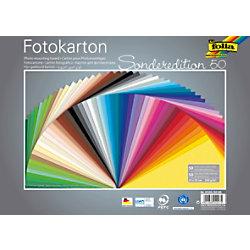 Folia Gekleurd papier Kleurenassortiment Fotokarton 300 g/m² 6125/50 99 50 vel on Productcaster.