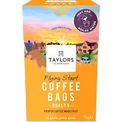 Taylors of Harrogate Caffeinated Coffee Ground Dark choclate, Hazelnut Pack of 10 on Productcaster.