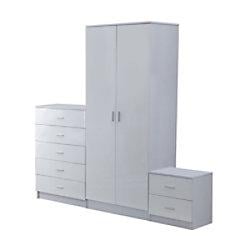 HOMCOM Bedroom Furniture Set 831-090 UV board on Productcaster.