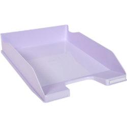 Exacompta Combo Midi Letter Tray 113264D A4+ PS (Polystyrene) Pastel Mauve 255mm x 346mm on Productcaster.