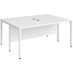 Dams International Desk MB1612BWHWH 1,600 x 1,200 x 725 mm on Productcaster.