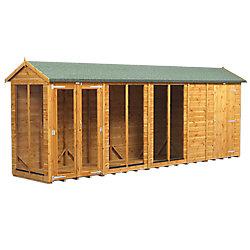 Power Apex Summerhouse 552.8 (W) x 552.8 (D) x 214.7 (H) cm 184PASHC4 on Productcaster.