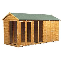 Power Apex Summerhouse 433.8 (W) x 433.8 (D) x 228.8 (H) cm 146PASHC6 on Productcaster.